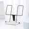 MSDADA Metal Book Stand for Desk: Adjustable Cookbook Holder, Portable Documents Holder, Sturdy Typing Stand