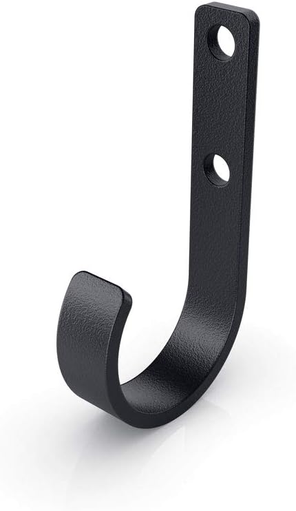 Ozco Building Products 57708 Towel Hook, Black, 2 per Pack