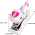 Stapler, Cute Animal Silicone Stapler Desktop Stitcher Art Figurine Statue Sculpture Handy Stapler for Home Office for Kids by VILLCASE