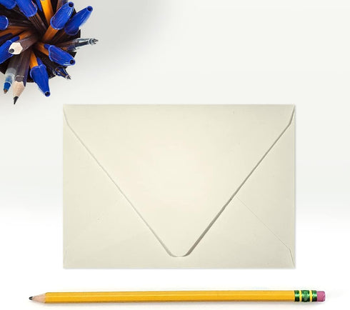 LUXPaper 4Bar A1 Contour Flap Invitation Envelopes, Natural, 50 Qty