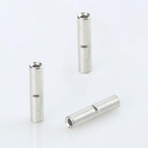 100 PCS 26-22 Gauge Non-Insulated Butt Connectors, 26-22 AWG Butt Splice Connectors