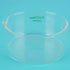 Crystallizing Dish with Spout, Borosilicate Glass, Reusable for Crystallization and Evaporation, O.D. 125 mm, 500 ml,