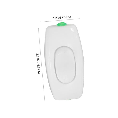 5pcs MAGICLULU Compact Inline Lamp Convenient Push Button Control for Desk Bedside and Cabinet Lights Easy Installation