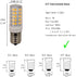 E17 LED Bulb Microwave Oven Light, 60W Incandescent Equivalent, Warm White Appliance Light, 4 Pack for Dryer and Range