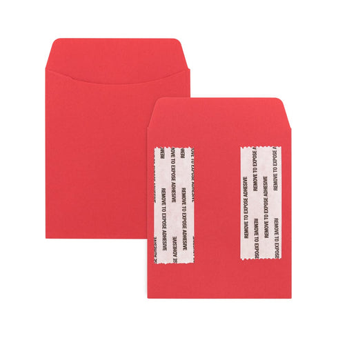 Hygloss Products, Inc Library Card Pockets, Self-Adhesive, 3.5” x 5”, Pack of 30