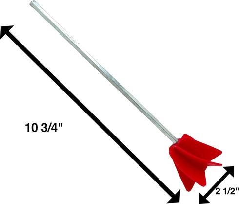 Edward Tools Paint Mixer Drill Attachment - Helix Mixer for 1 Gallon Paint, Works with 3/8 and Larger Drills