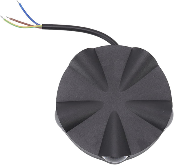 YWBL-WH LED Wall Sconce, Modern Round Aluminum Outdoor Black Wall Light 5W
