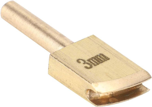 HEEPDD 9Pcs Leather Soldering Tips, Electric Soldering Iron Head Set, Brass Tips from 1mm to 9mm