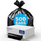 BlueDogSupplies 6-10 Gallon Trash Bags Black, 500 Count, Sturdy 0.35 Mil Garbage Bags,