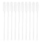 YOKIVE 100 Pcs Lab Dropper Pipette with Tapered Tip | 0.5ML Clear White for Liquid Transfer, Great for Chemistry