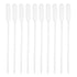 YOKIVE 100 Pcs Lab Dropper Pipette with Tapered Tip | 0.5ML Clear White for Liquid Transfer, Great for Chemistry