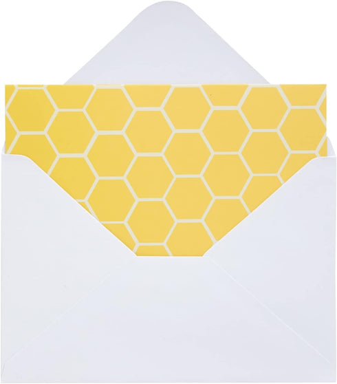 BEST PAPER GREETINGS Bear Note Cards Honey Bee Thank You Cards & Envelopes - 48 Pack 4 x 6 in Bee Themed Stationery