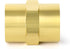 GASHER 2PCS Brass Pipe Fitting Reducer Adapter, 3/8-Inch Female Pipe x 3/8-Inch Female Pipe