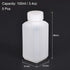 uxcell Plastic Lab Chemical Reagent Bottle, 100ml/ 3.4oz Wide Mouth Sample Sealing Liquid/Solid Storage Bottles, White 5pcs by uxcell