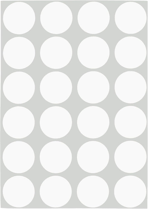 ChromaLabel 3/4 Inch Circle Sticker Labels, Easy to Write On Round Colored Stickers, 1008 Dot Stickers