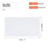 MECCANIXITY White ABS Plastic Sheet 7 x 4 x 0.16 Inch for Building Model, DIY Crafts, Panel, Pack of 1
