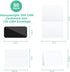 50 Pack 5" 7" A7 Ohuhu Blank White Cards and Envelopes - x Heavyweight Folded Cardstock and Envelopes for DIY Greeting