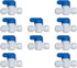 Malida Water Purifier Shut Off Ball Valve, 1/4inch OD Tube Quick Push to Connect Fitting, 10pcs