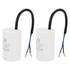 PATIKIL CBB60 25uf Running Capacitor, 2Pcs AC 450V 2 Wires for Water Pumps, Washing Machines Motor Start