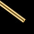 Favordrory 3/8 Inch Brass Round Rod, 1PCS Lathe Bar Stock, 14 Inches in Length, 3/8 Inch Diameter