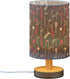 WEIYEKO Red Golf Glory Bedside Table Lamp with USB Port LED Nightstand Desk Lamp for Bedroom Office Living Room Decor