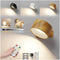 Generic Lights in Sweden Style Remote Wall Lamp with 360 Magnetic Rotation, Peel