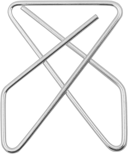 JAM PAPER Colorful Butterfly Paper Clips - Silver Clamps - 20/Pack