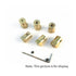 CHANCS 2 Pieces 2mm Motor Flexible Coupling Coupler Connector for Car Wheels Tires Shaft Accessories