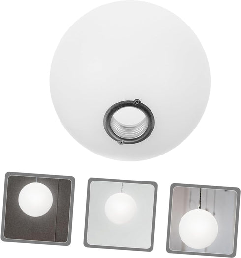LIFKOME G9 Effortless Install Socket Round Lampshade Wall Sconce Lampshade for Chandeliers Shatterproof Plastic