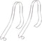 MAGICLULU 2pcs Sandal Display Stands Shoe Rack Holders Sturdy Walking Shoes Organizers