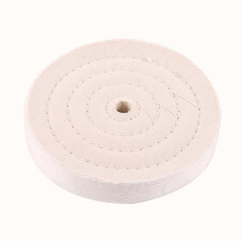 SCOTTCHEN Extra Thick Buffing Polishing Wheel, 6 Inch (70 Ply), 2 PCS for Bench Grinder Tool