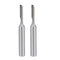 uxcell Router Bit 1/4" Shank, 1/8" Cutting Dia Single Straight Flute Carbide Tool for Woodworking, 2 Pcs