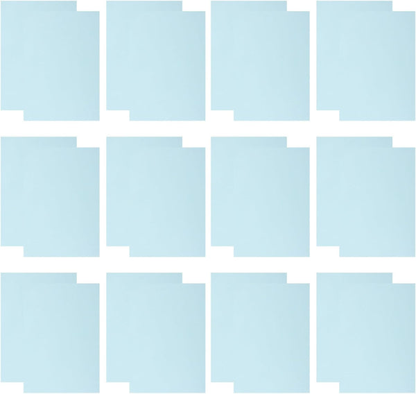 NUOBESTY 100pcs A4 Sky Blue Colored Printing Papers, Folding Papers, Handcraft Typing Papers for Office Inkjet Printer