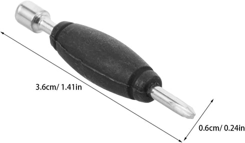 6pcs Holibanna Double Head Mini Screwdrivers for Fingerboard Repair, Metal Dual-end Screw Tools Kit for DIY Finger