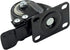 4Pcs 1.5 Inch Heavy Duty Swivel Caster Wheels, Rubber Base with Brake & Top Plate, Loading 50kg/110lbs, Black Rubber