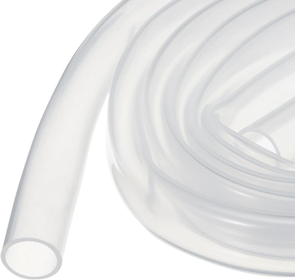 0.9m(3.3ft) Clear Silicone Tubing 16mm(5/8") ID x 20mm(3/4") OD, Pure Silicone Hoses for Pump Siphoning, Draining