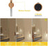 2PC) LANDGOO Wooden Motion Sensor Night Lights, Magnet Body Hallway Lamp, Rechargeable LED Wall Sconces, Portable