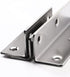 MINGFANITY 4PCS 5.5'' 1'' 2mm, Corner Brace Angle Bracket, L Bracket, Superior Stainless Steel, x M, Thickness Wood