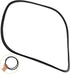 45cm, SEWACC Salon Chair Rubber Ring Base Floor Protector Gasket Barber Chair Replacement Part with Silicone Rubber Leg
