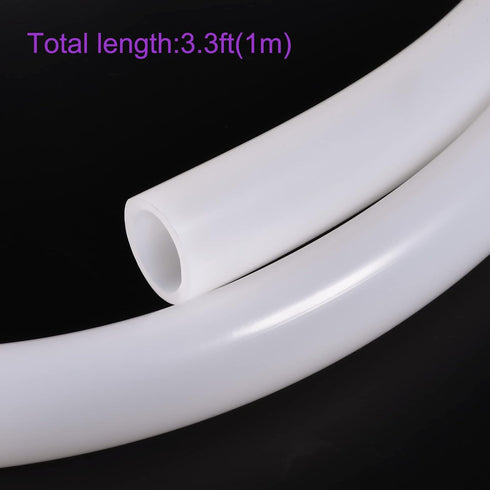DMiotech 3/4" ID 1" OD 3.3 Feet Silicone Tube, Translucent Industrial Tubing for Water Air Pump