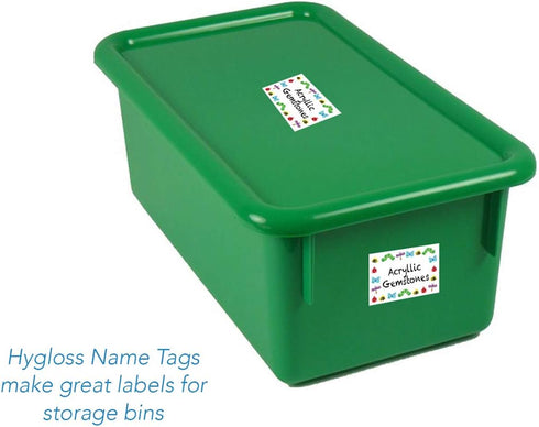 Hygloss Products Bugs Self Adhesive Kids Name Tags, 3.5 x 2.5 Inch, 36 Pack