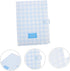 Portable File Holder Binder Folder, Blue, A6, A4, Easy to Use, Organizes Paper