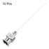 10pcs 30Gauge Stainless Steel Dispensing Needles, 1 1/2" Blunt Tips Luer Lock for Thick Liquids, Ink, Glue