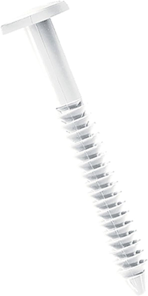 Ekena Millwork LVSL0012WH 3" Lifetime Vinyl Shutter-Lok's (12/Bag), White
