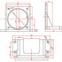 Motor Mounting Bracket for 60ktyz AC Gear Motor - Mini Motor Support Bracket