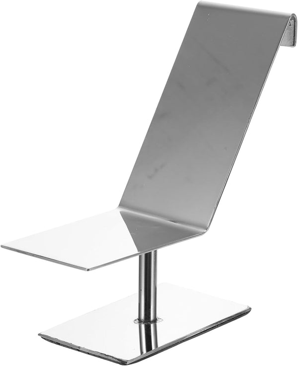 Cabilock Stainless Steel Shoe Display Stand for High Heels Mirror Finish Desktop