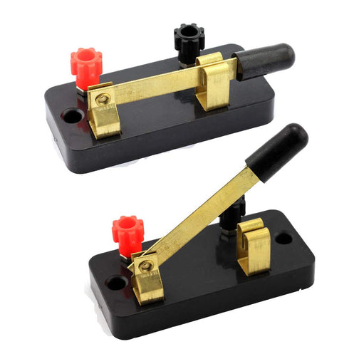 5PCS Educational Single Pole Knife Switch Physics Laboratory Equipment Single Pole Single Throw (SPST) Switch