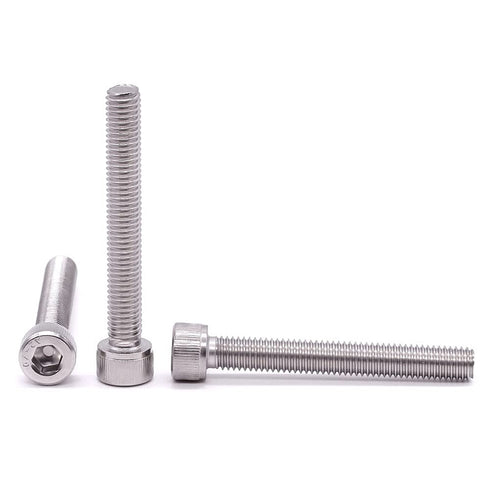 M5-0.8 x 55mm Socket Head Cap Screws, 304 Stainless Steel 18-8, Allen Socket Hex Drive, 15 PCS
