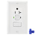 GFCI Outlet, Tamper Resistant GFCI Receptacle with Combination Switch, ETL Listed, White (TR20Amp)