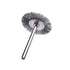 15 Pcs T Shape Stainless Steel Wire Brushes, 1/8'' Mandrel Polishing Wheel for Dremel Rotary Tool